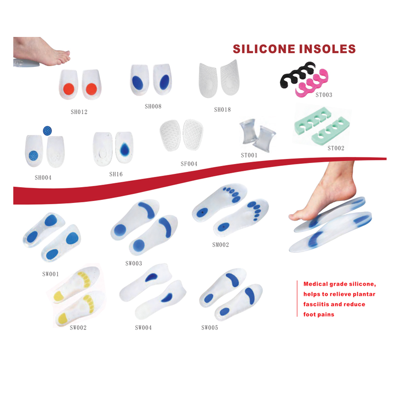 Semelles intérieures en silicone