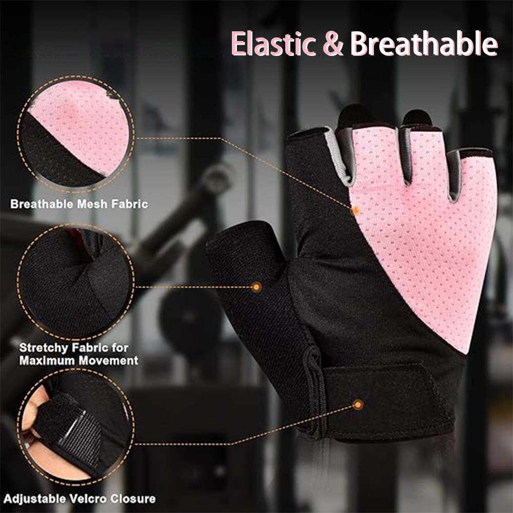 Fabricant de gants de gymnastique, gants d'entraînement sans doigts pour l'haltérophilie, gants de fitness respirants pour l'entraînement et le sport