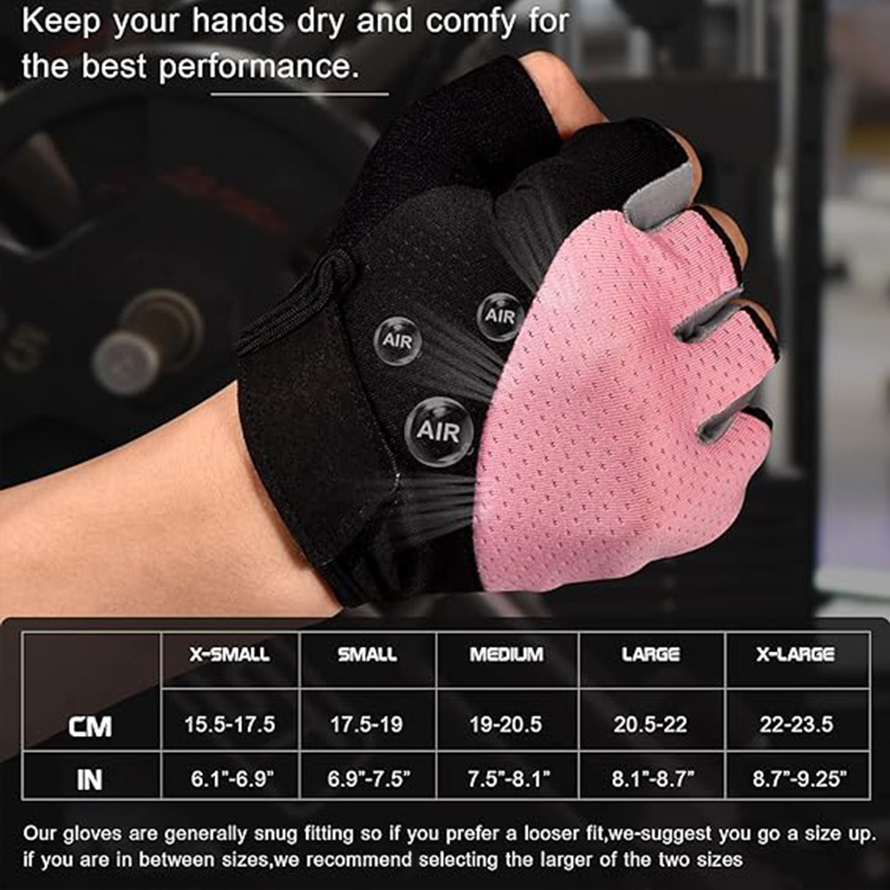 Fabricant de gants de gymnastique, gants d'entraînement sans doigts pour l'haltérophilie, gants de fitness respirants pour l'entraînement et le sport