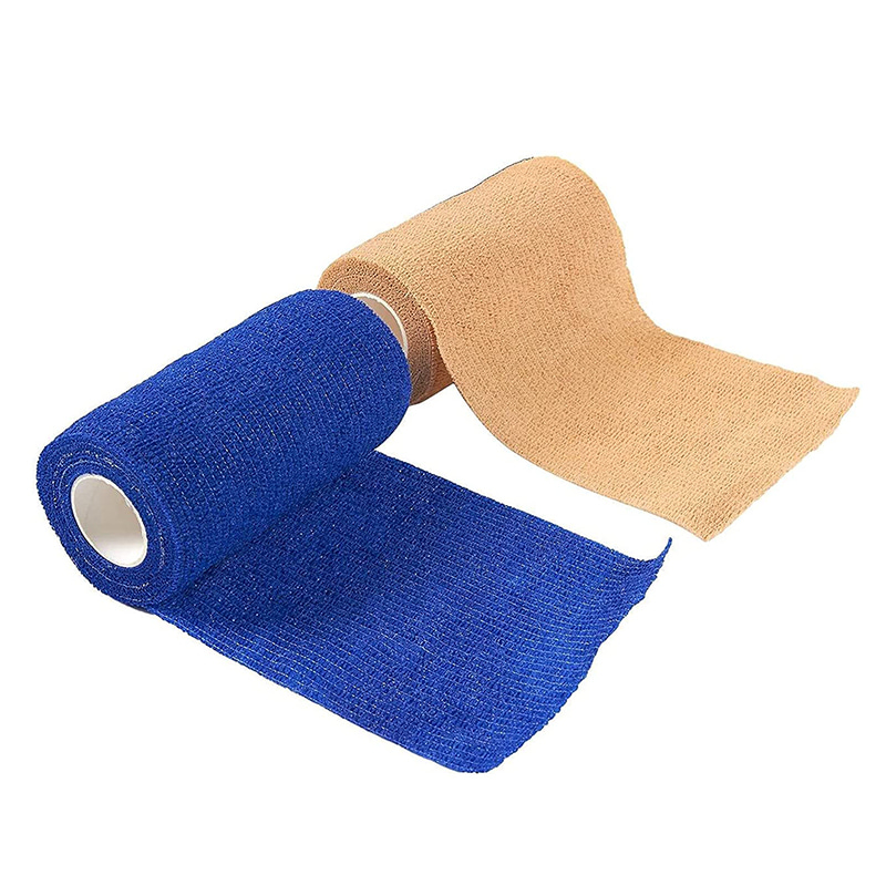 Bandage cohésif de sport assorti élastique de qualité supérieure 