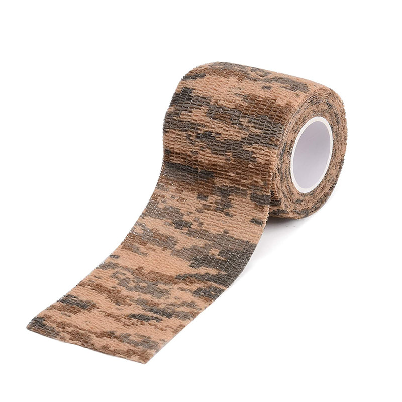 Bandage cohésif de sport de caméra de camouflage extérieur 