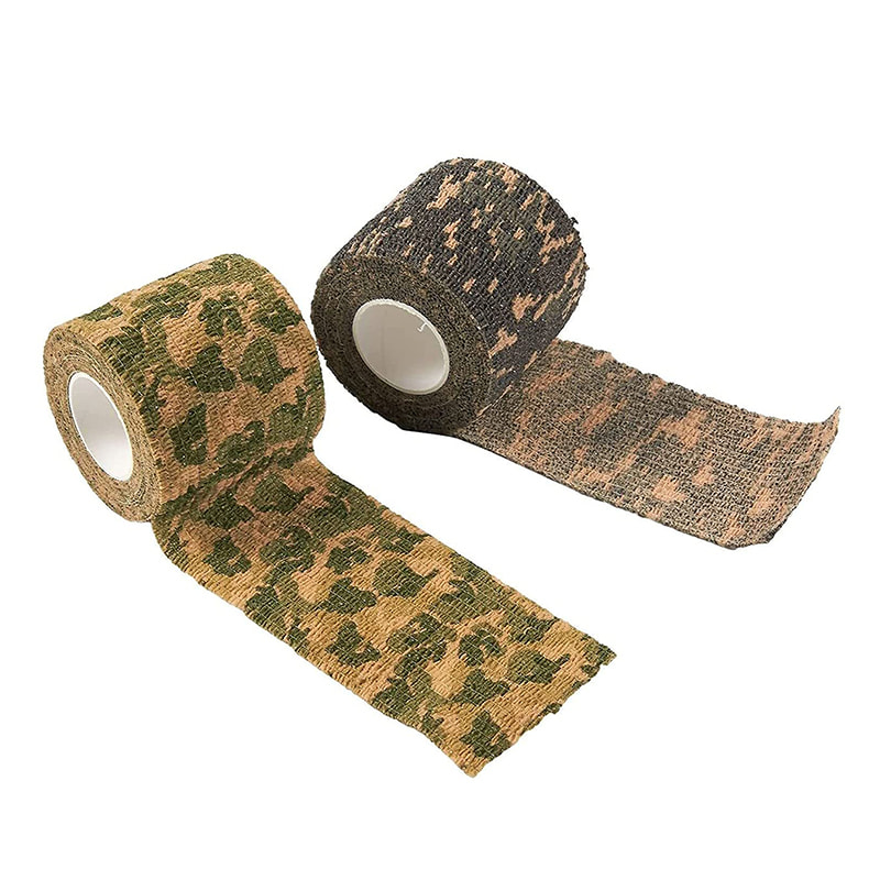 Bandage cohésif auto-adhésif de camouflage pour la pêche en camping 