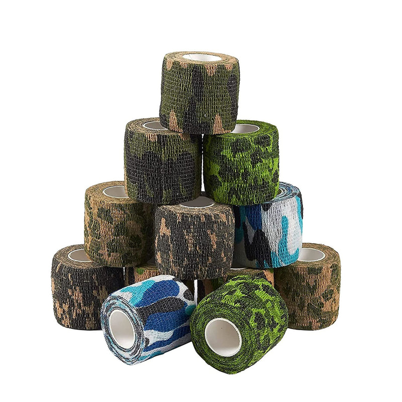 Bandage cohésif auto-adhésif de camouflage pour la pêche en camping 