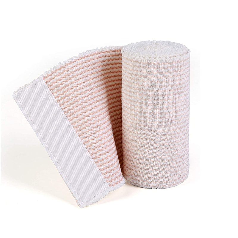 Bandages de sport élastiques en coton à compression étirée