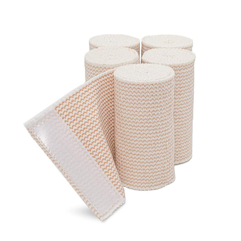 Bandages de sport élastiques en coton à compression étirée