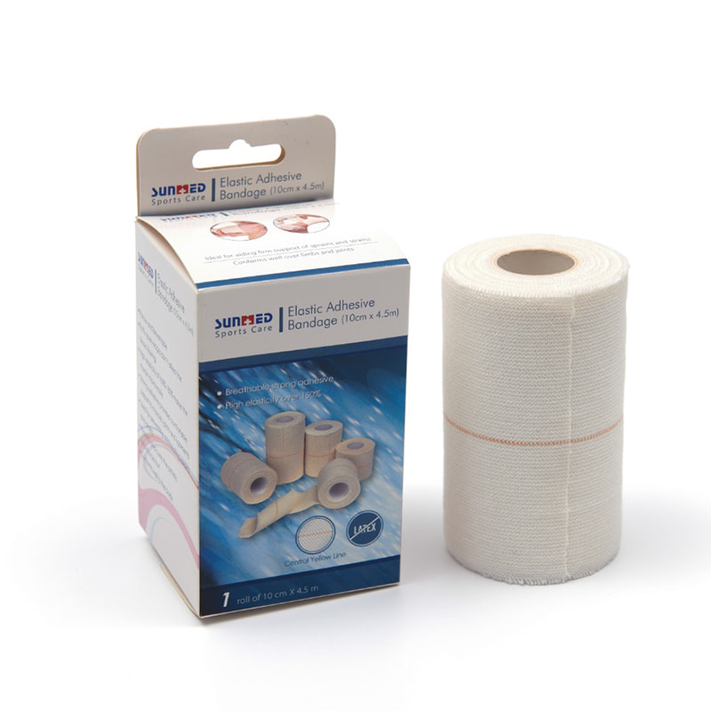 EAB Bandages de sport adhésifs élastiques en coton