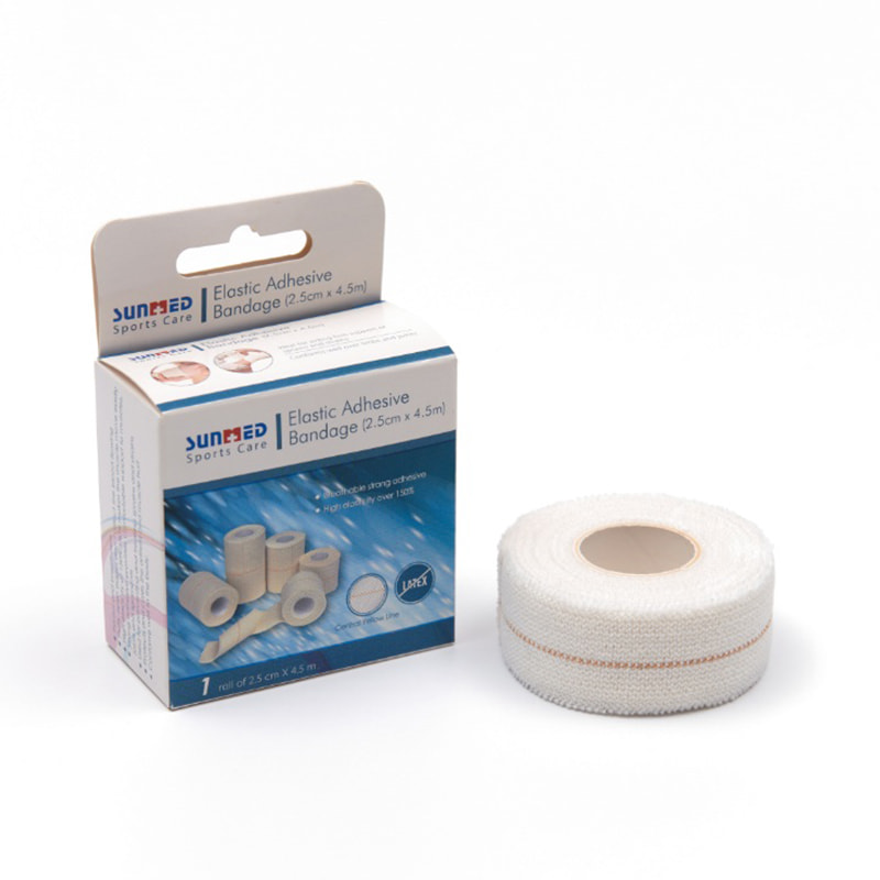 EAB Bandages de sport adhésifs élastiques en coton