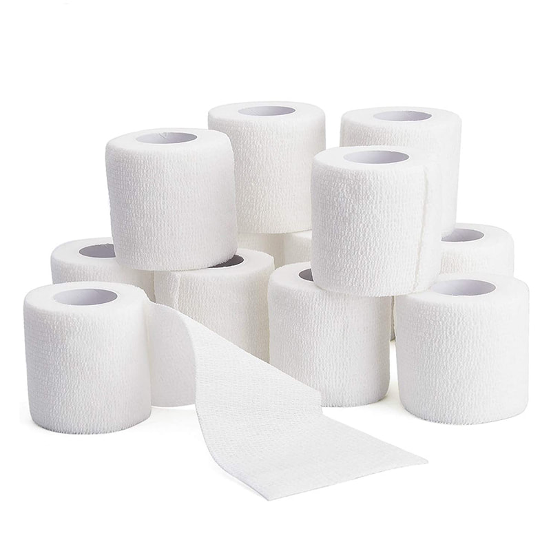 Assortiment de bandages cohésifs élastiques pour sports et fitness