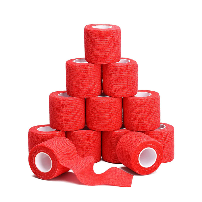 Assortiment de bandages cohésifs élastiques pour sports et fitness