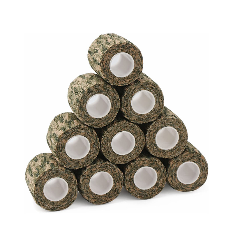 Bandage cohésif de protection camouflage extérieur pour la chasse à la lampe de poche 