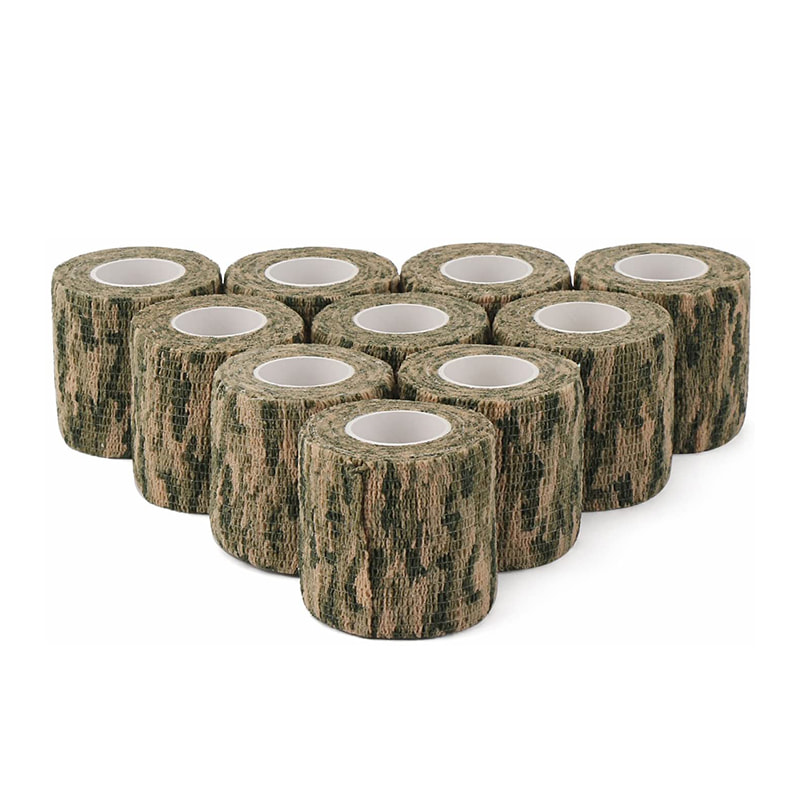 Bandage cohésif de protection camouflage extérieur pour la chasse à la lampe de poche 