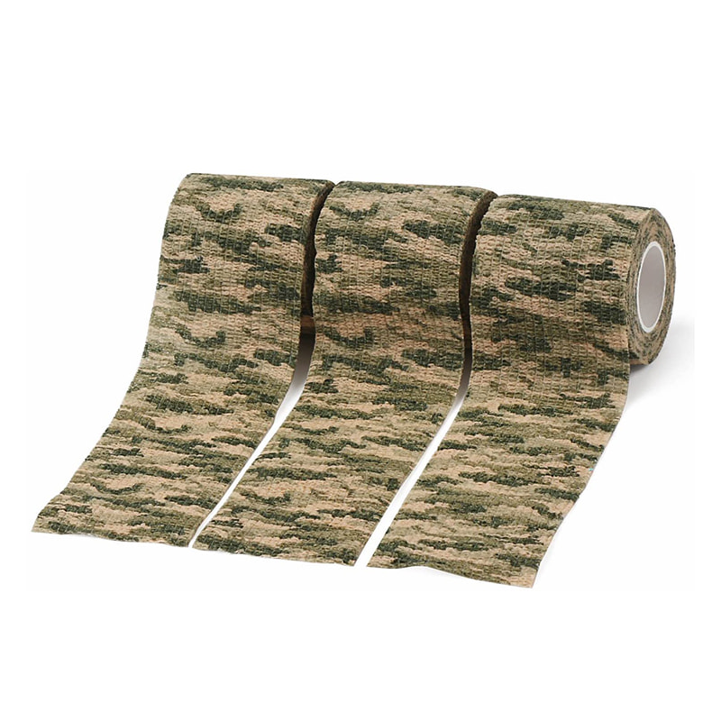 Bandage cohésif de protection camouflage extérieur pour la chasse à la lampe de poche 