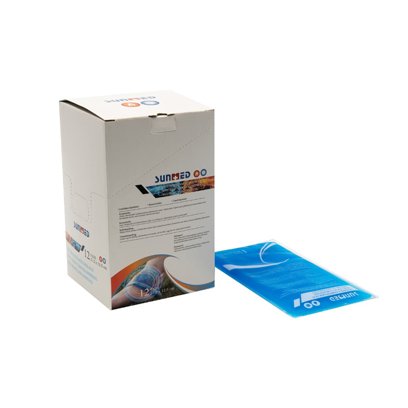 Pack chaud et froid en gel souple flexible réutilisable pour les blessures 