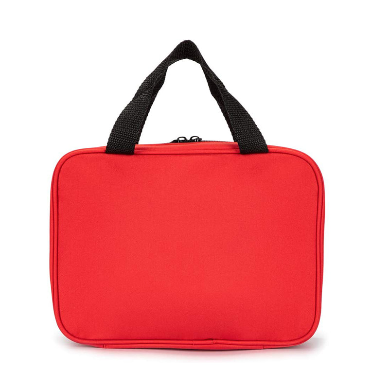 Sac de premiers secours fourre-tout rouge vide promotionnel pour voyage voiture maison 