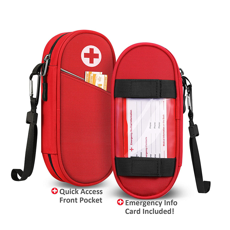 Sac de premiers secours étanche pour médicaments d'urgence de voyage, organisateur vide