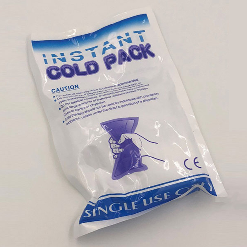 Pack froid instantané de sport réutilisable et jetable pour les douleurs articulaires