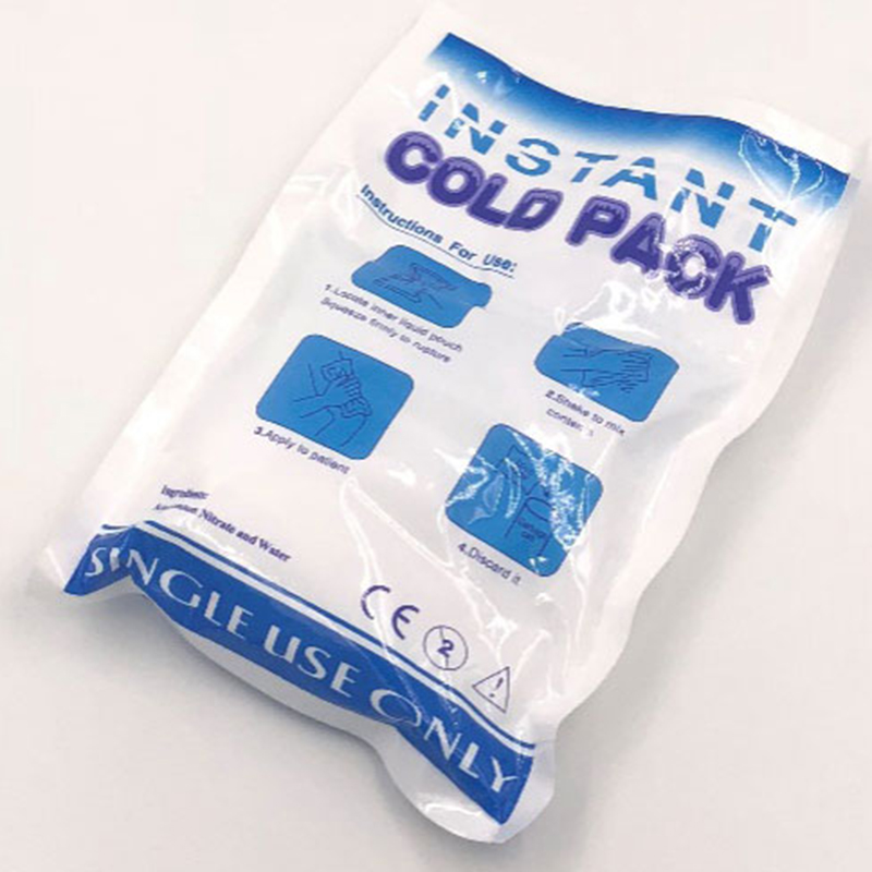 Pack froid instantané de sport réutilisable et jetable pour les douleurs articulaires