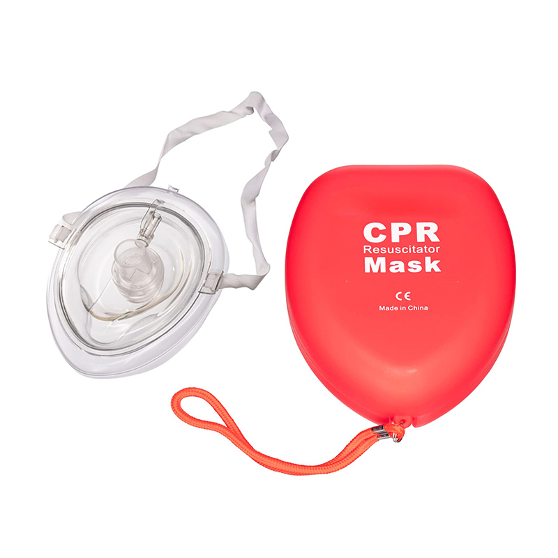 Masque médical de RCR de poche pour adultes, premiers secours 