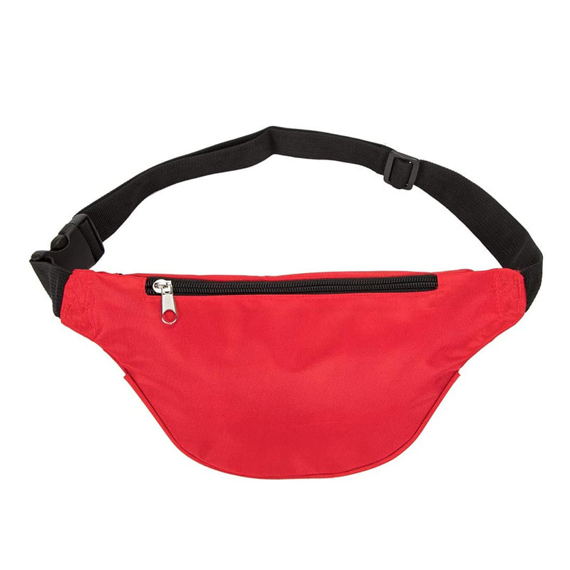 Sac de premiers secours vide à la taille Fanny rouge de sport de voyage 