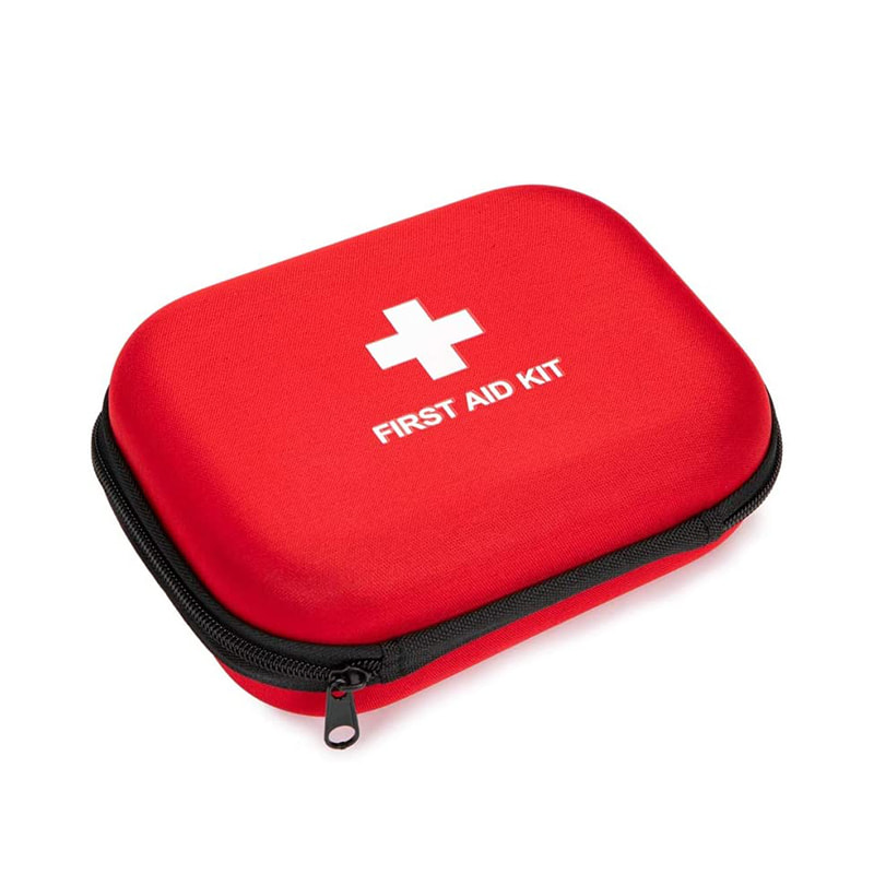 Mallette de premiers secours vide rouge EVA imperméable personnalisée avec fermeture à glissière 