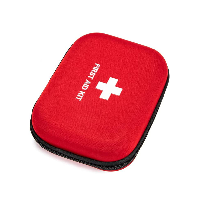 Mallette de premiers secours vide rouge EVA imperméable personnalisée avec fermeture à glissière 