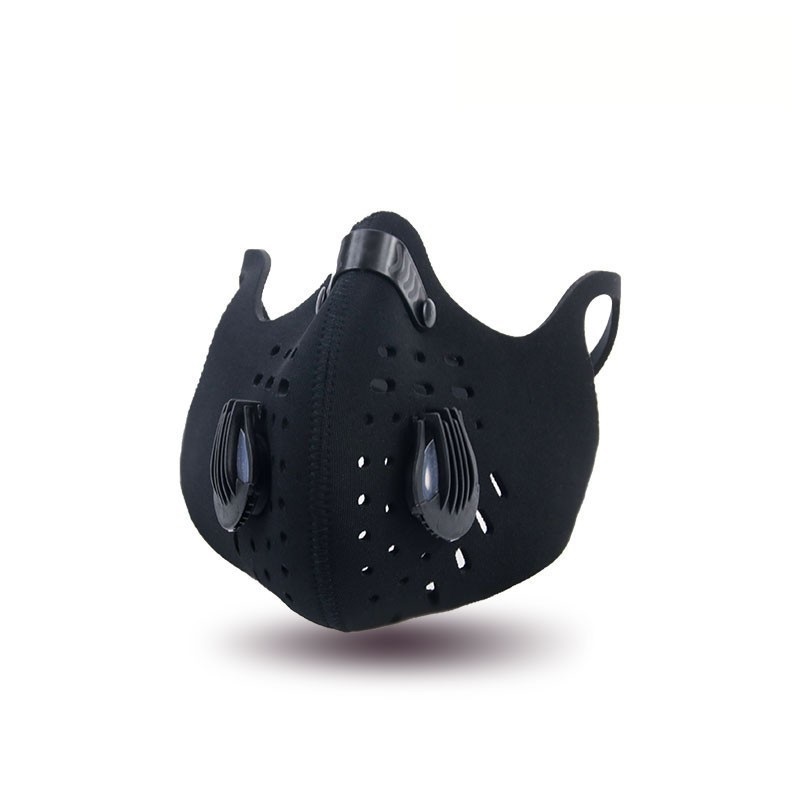 Masque de cyclisme anti-poussière anti-pollution avec filtre et valve 