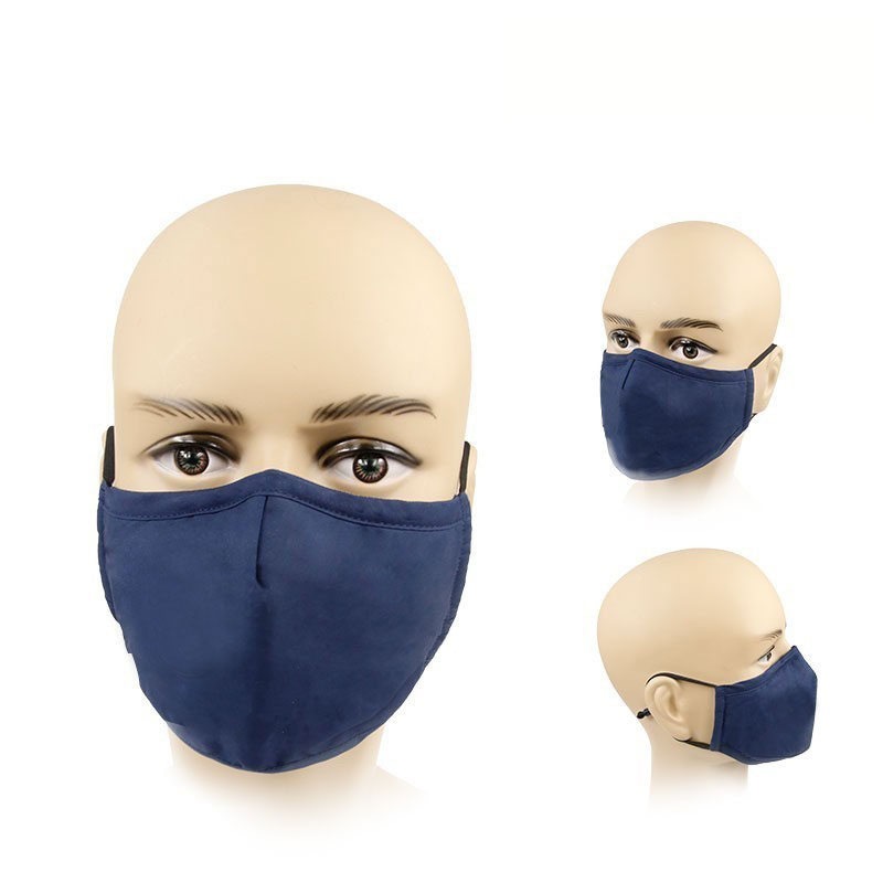 Masque de protection extérieur réutilisable confortable classique en coton pour la bouche du visage 