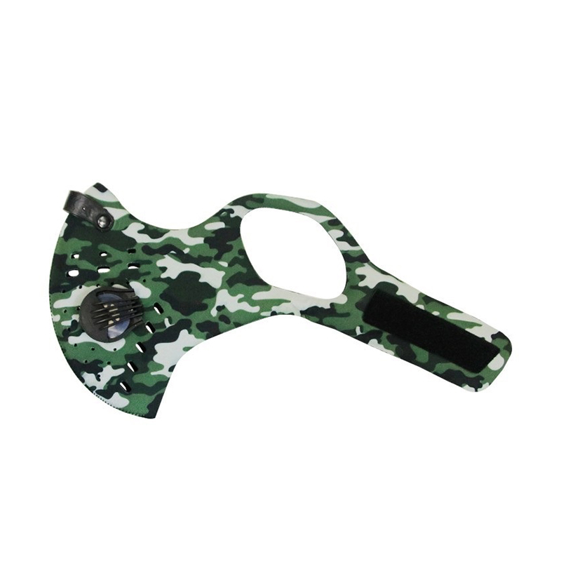 Masque de cyclisme respiratoire camouflage de mode extérieure 