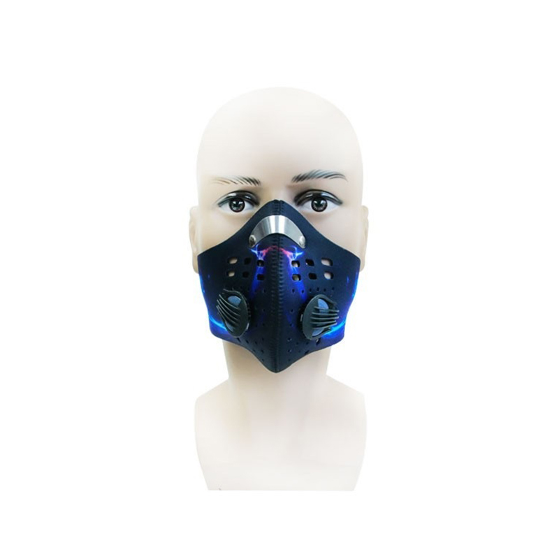 Masque de cyclisme anti-poussière de protection réglable avec filtres 