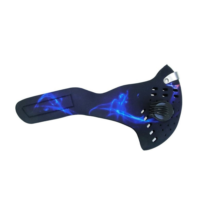 Masque de cyclisme anti-poussière de protection réglable avec filtres 