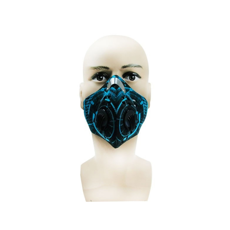 Masque de cyclisme unisexe respirant avec boucles d'oreilles réglables 