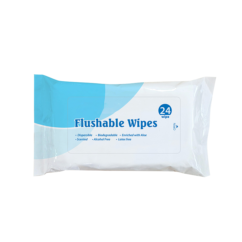 Grandes lingettes humides parfumées, dispersables, jetables dans les toilettes, pour adulte 