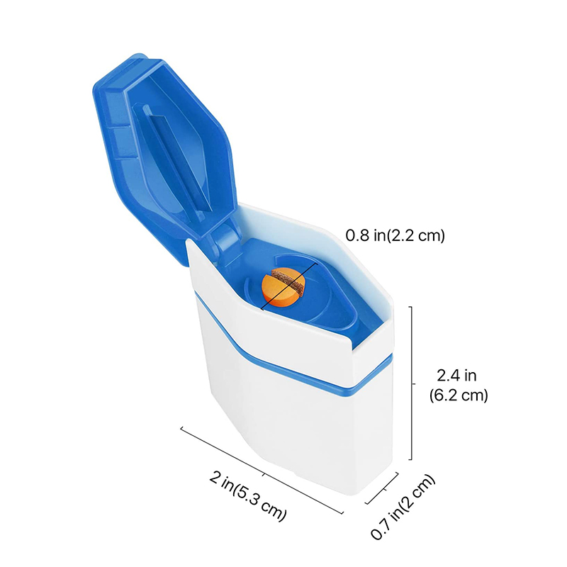 Diviseur de pilules portable Min 3 en 1 pour personnes âgées 