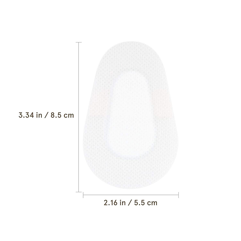 Coussinet oculaire adhésif non tissé stérile chirurgical 