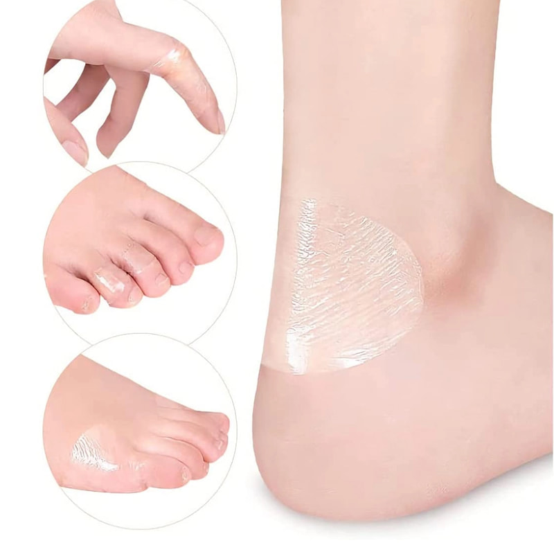 Autocollant imperméable et invisible pour soins des pieds, pansement sous blister 