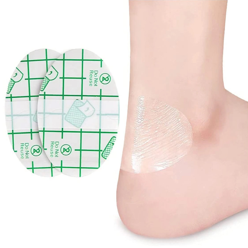 Autocollant imperméable et invisible pour soins des pieds, pansement sous blister 