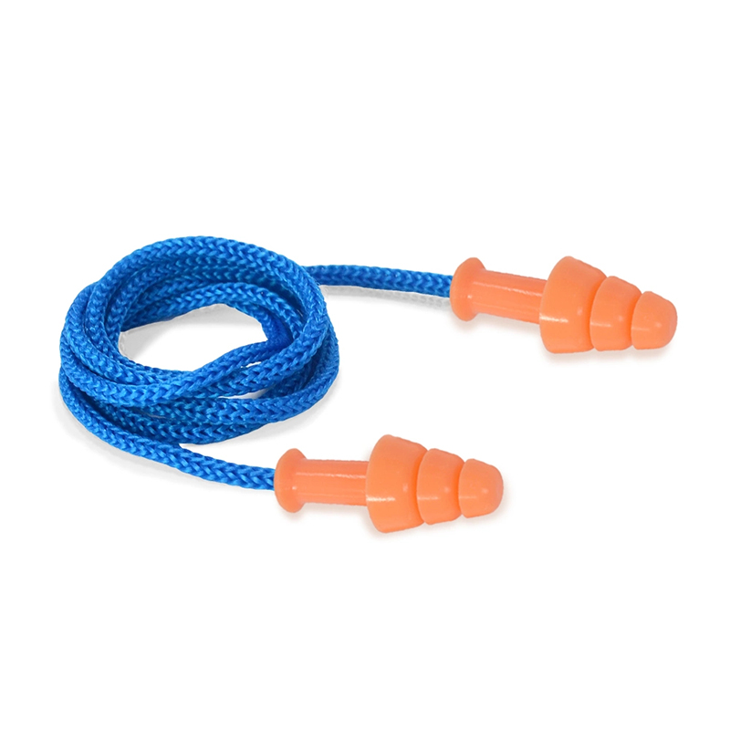 Bouchons d'oreilles en silicone Bouchons d'oreille réutilisables approuvés CE en silicone