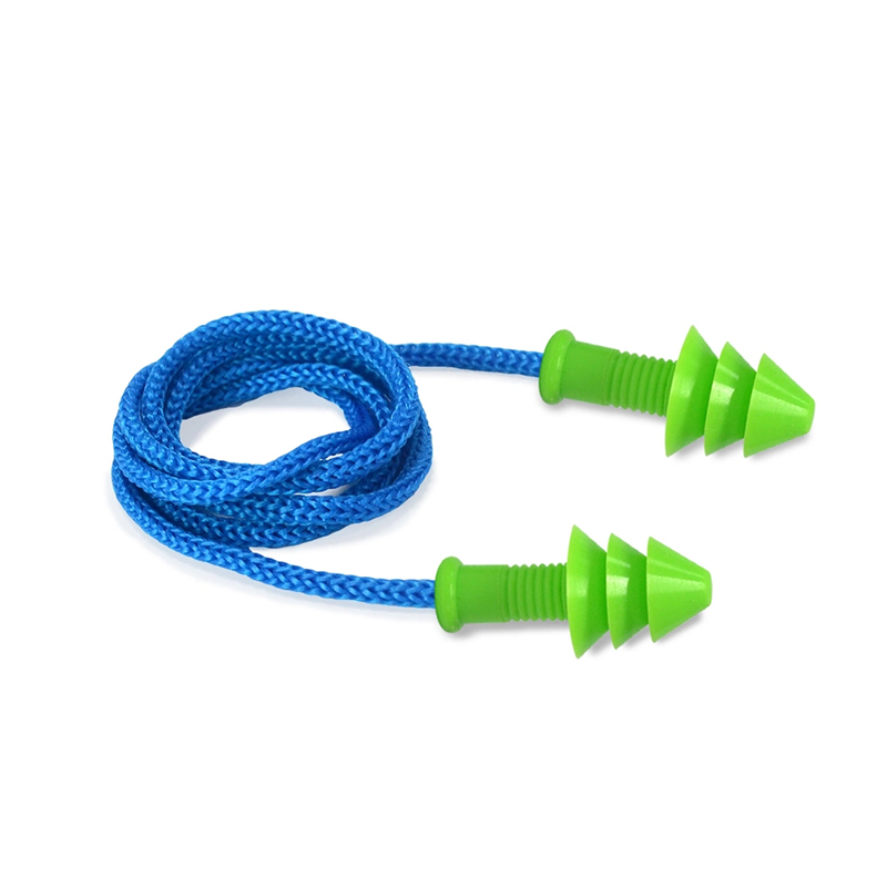 Bouchons d'oreilles en Silicone pur, confortables, réutilisables, antibruit, pour arbre de noël, avec ficelle