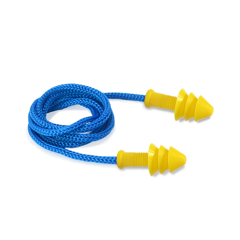 Bouchons d'oreilles en Silicone pur, confortables, réutilisables, antibruit, pour arbre de noël, avec ficelle