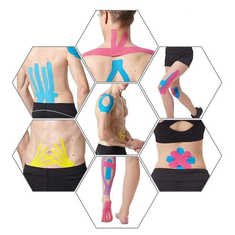 Bande de kinésiologie sportive athlétique Elastic PRO pour physiothérapie