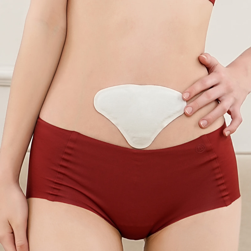 Patch chauffant menstruel jetable, chauffage instantané