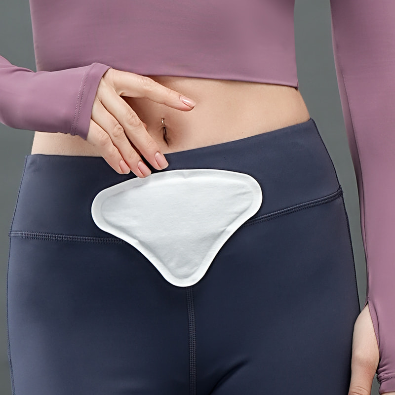 Patch chauffant menstruel jetable, chauffage instantané