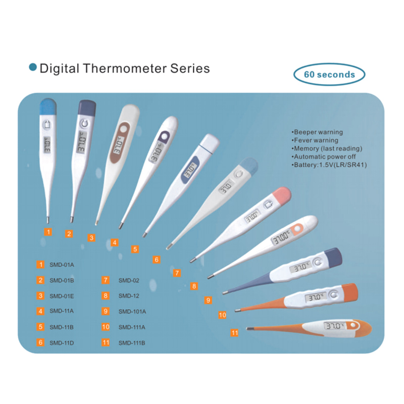 Série de thermomètres numériques