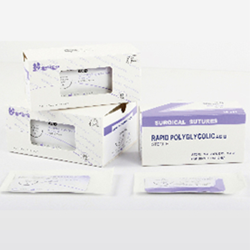 Sutures chirurgicales résorbables RAPID POLYGLYCOLICACID (PGAR)