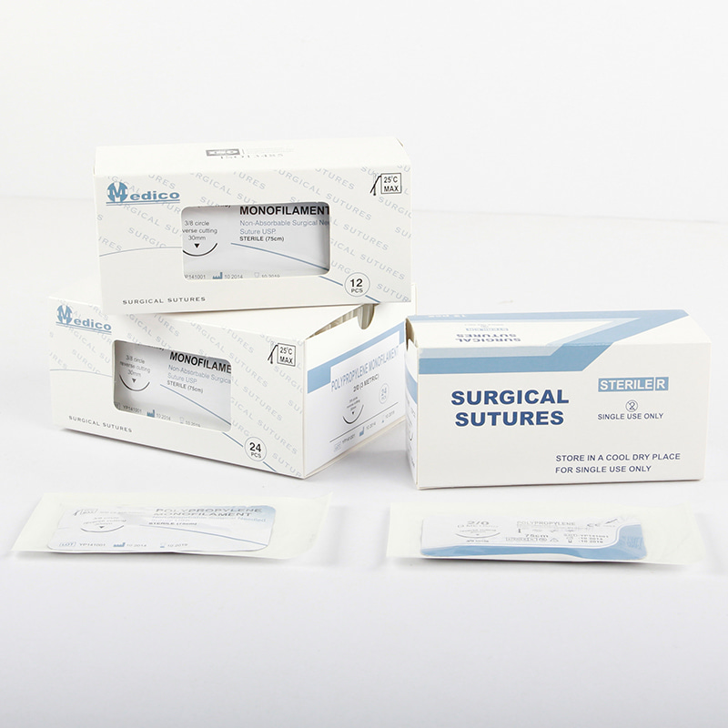 Sutures chirurgicales résorbables POLYDIOXANONE PDS ou PDO