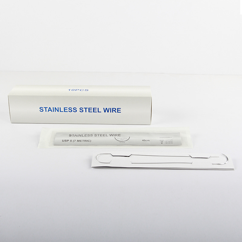 Sutures chirurgicales non résorbables FIL D'ACIER INOXYDABLE (SW)