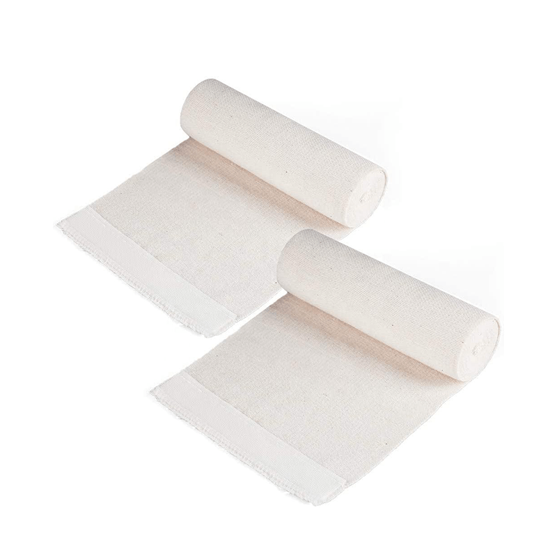 Bandage élastique de premiers secours en coton de compression pour le soin des plaies