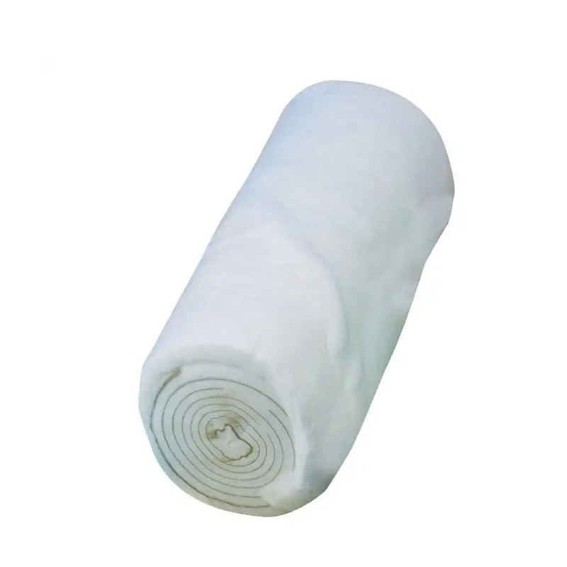 Rouleau de laine de coton absorbant médical