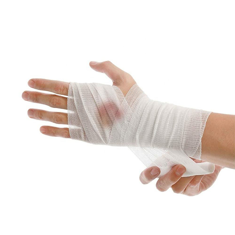 Bandage élastique PBT étiré et respirant de qualité supérieure avec ruban adhésif