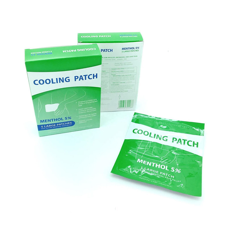 Patch rafraîchissant pour soulager la douleur au menthol